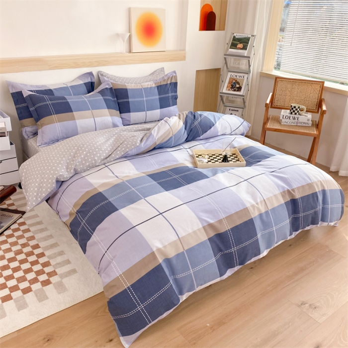 91家纺网 家纺一手货源 找家纺 多品家纺 2023新款12868全棉印花四件套系列第二批 摩纳哥