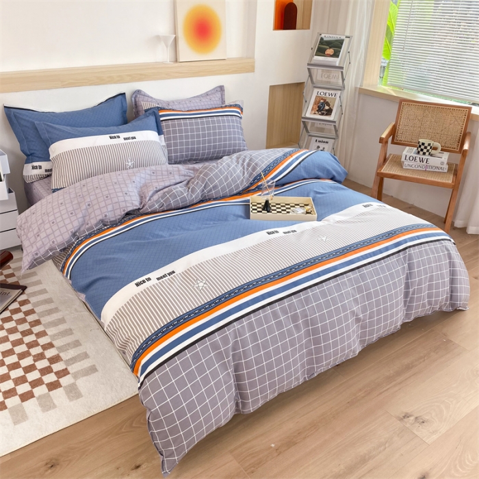 91家纺网 家纺一手货源 找家纺 多品家纺 2023新款12868全棉印花四件套系列第二批 时尚青春