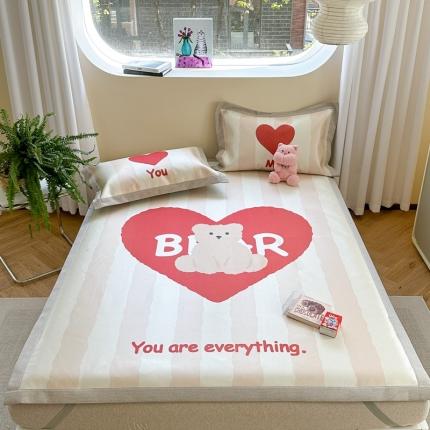 91家纺网 家纺一手货源 找家纺 （总）时年 2023新款水洗冰丝凉席