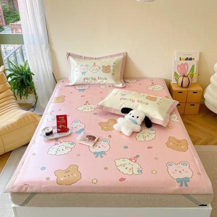 91家纺网 家纺一手货源 找家纺 （总）时年 2023新款水洗冰丝凉席