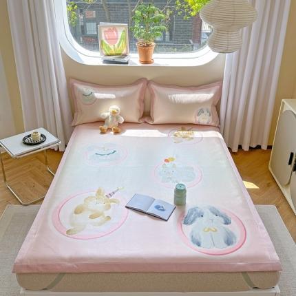 91家纺网 家纺一手货源 找家纺 （总）时年 2023新款水洗冰丝凉席