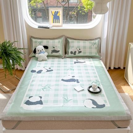 91家纺网 家纺一手货源 找家纺 （总）时年 2023新款水洗冰丝凉席