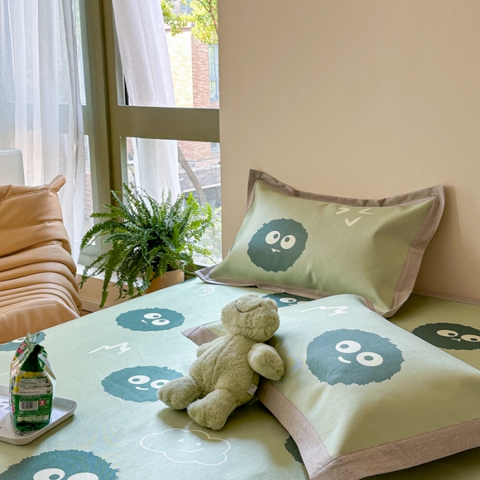 91家纺网 家纺一手货源 找家纺 （总）时年 2023新款水洗冰丝凉席