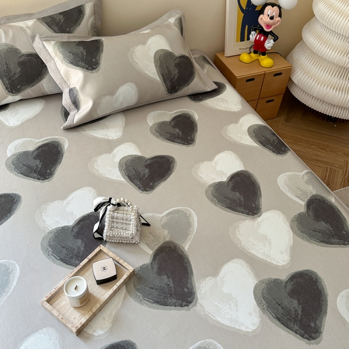 91家纺网 家纺一手货源 找家纺 时年 2023新款水洗冰丝凉席 律动-咖