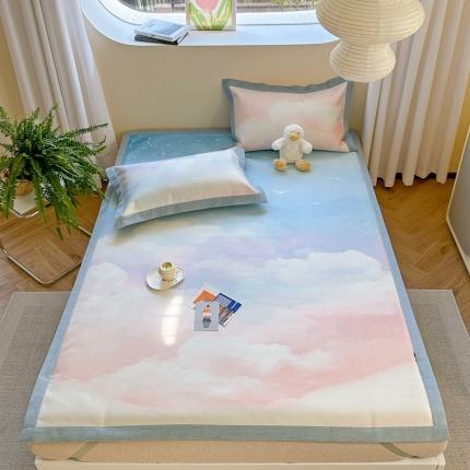 时年 2023新款水洗冰丝凉席 梦幻