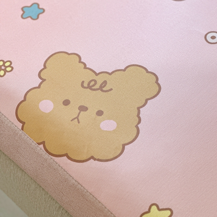 91家纺网 家纺一手货源 找家纺 时年 2023新款水洗冰丝凉席 派对