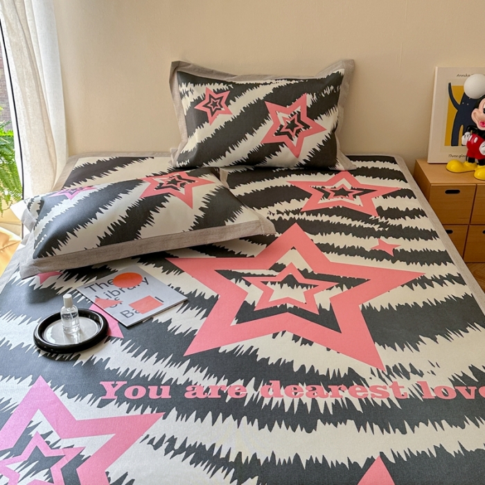 91家纺网 家纺一手货源 找家纺 时年 2023新款水洗冰丝凉席 千禧