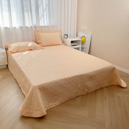 （总）A咖 2023新款133*72高密全棉斜纹夹棉床单床盖床罩可定做