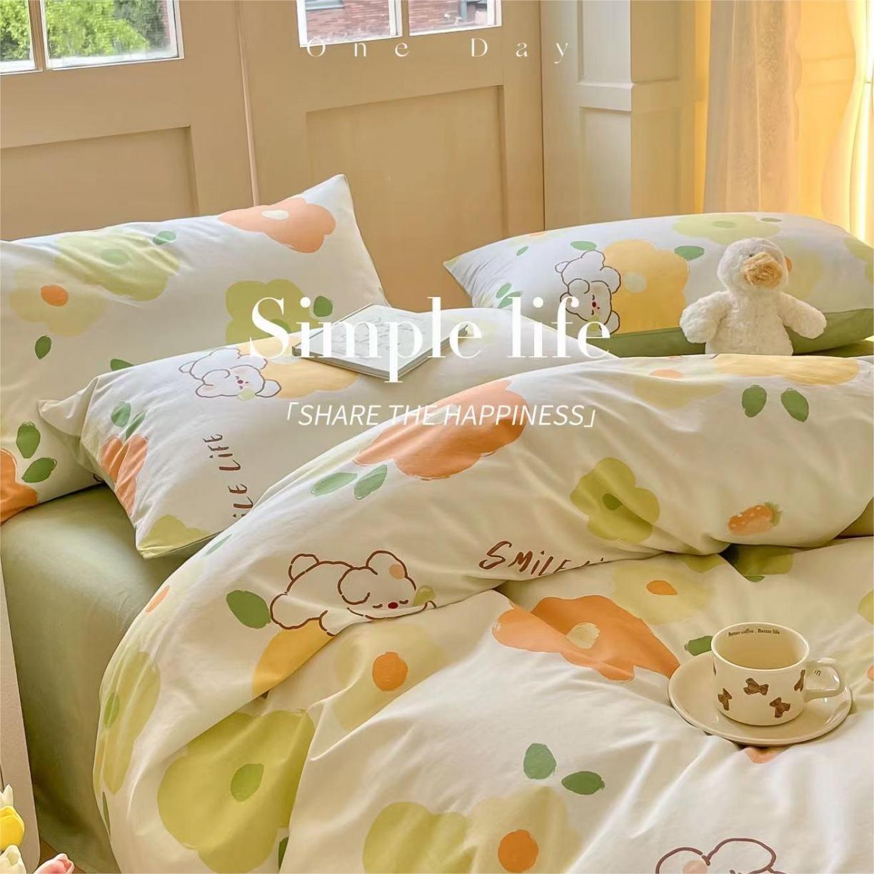 91家纺网 家纺一手货源 找家纺 左视觉创意摄影 小清新卡通样片