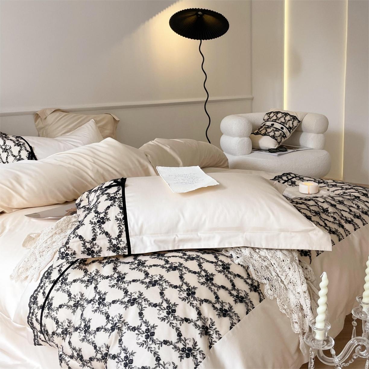 91家纺网 家纺一手货源 找家纺 左视觉创意摄影 法式风样片