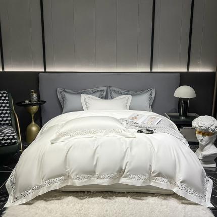 91家纺网 家纺一手货源 找家纺 （总）淼铭 2025新款水溶镂空四件套-遇见系列