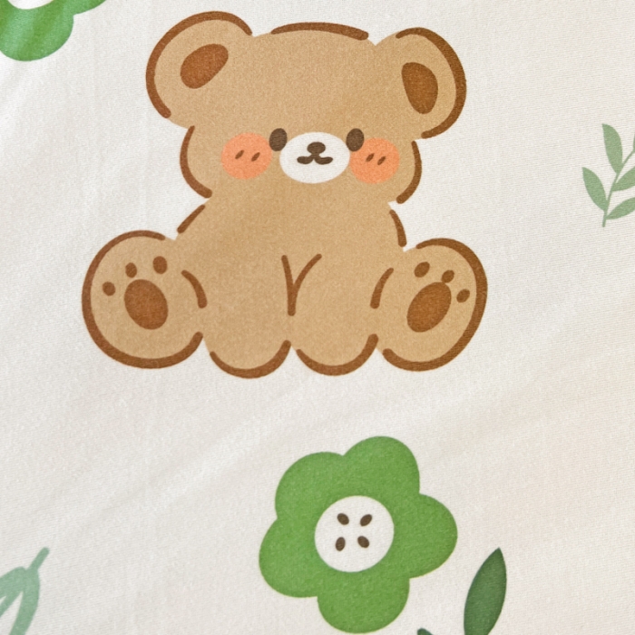 91家纺网 家纺一手货源 找家纺 乐童 2024新款A类针织夏被直播爆款花花熊