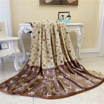 91家纺网 家纺一手货源 找家纺 卡奥2025AB版云貂绒毛毯法莱绒休闲盖毯沙发毯空调毯子米兰