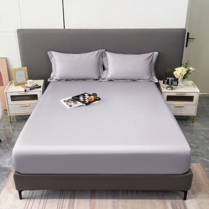 91家纺网 家纺一手货源 找家纺 好阁家纺2023新款100支全棉床笠 蓝莲紫