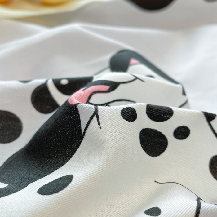 91家纺网 家纺一手货源 找家纺 金鑫汇 2023新花型上市喷气面料全棉四件套小可爱