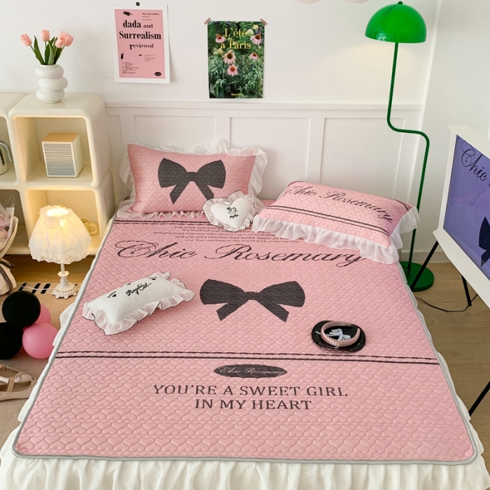 91家纺网 家纺一手货源 找家纺 （总）昔可 2023新款第二批双层床裙乳胶三件套 芭蕾少女风