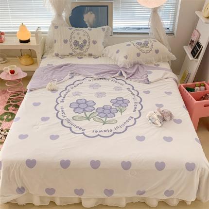 91家纺网 家纺一手货源 找家纺 （总）昔可 大版数码印花凉感夏被