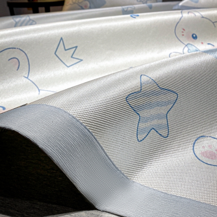 91家纺网 家纺一手货源 找家纺 安哆啦 A类数码印花冰丝藤席三件套 五角星星