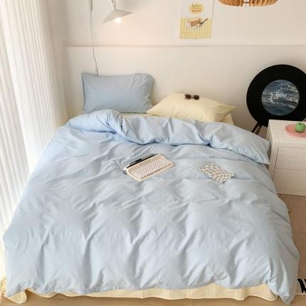 91家纺网 家纺一手货源 找家纺 昔可 纯色混搭拼色 海盐芝士