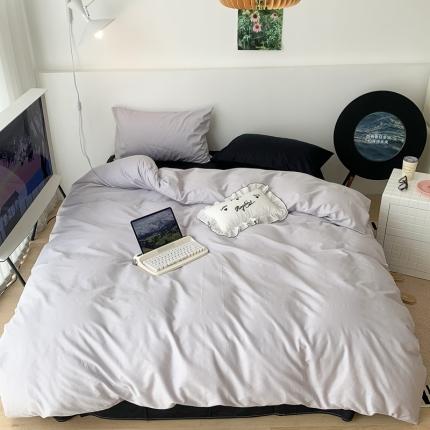 91家纺网 家纺一手货源 找家纺 昔可 纯色混搭拼色 高级灰黑