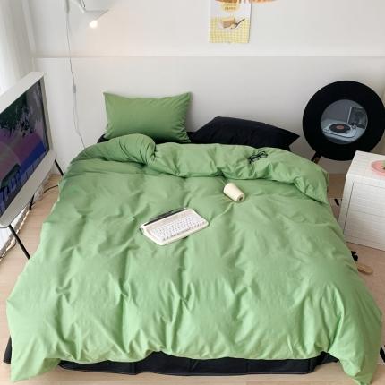 91家纺网 家纺一手货源 找家纺 昔可 纯色混搭拼色 抹茶慕斯