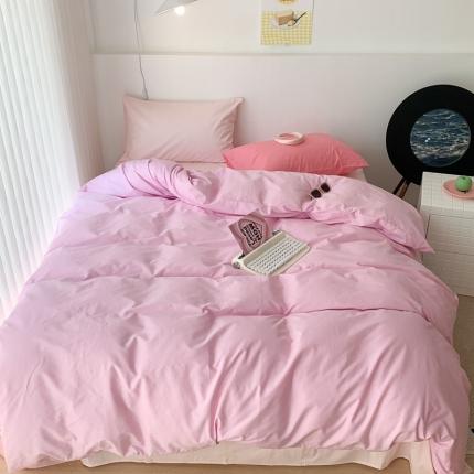 91家纺网 家纺一手货源 找家纺 昔可 纯色混搭拼色 莓果布蕾