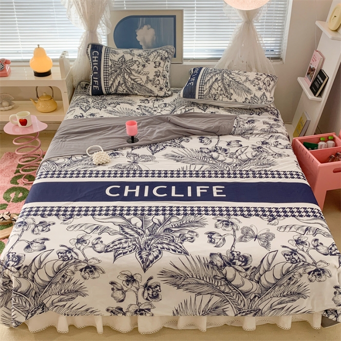 91家纺网 家纺一手货源 找家纺 （总）昔可 大版数码印花凉感夏被