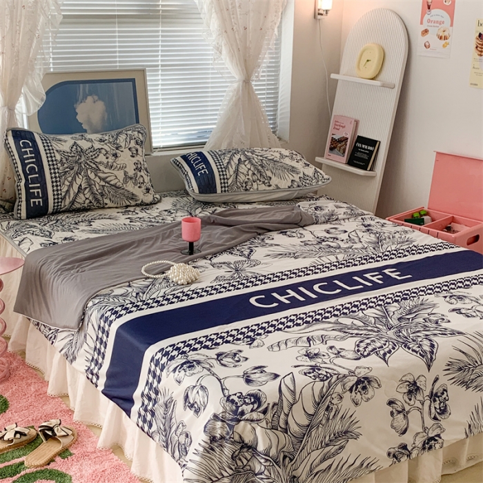 91家纺网 家纺一手货源 找家纺 （总）昔可 大版数码印花凉感夏被