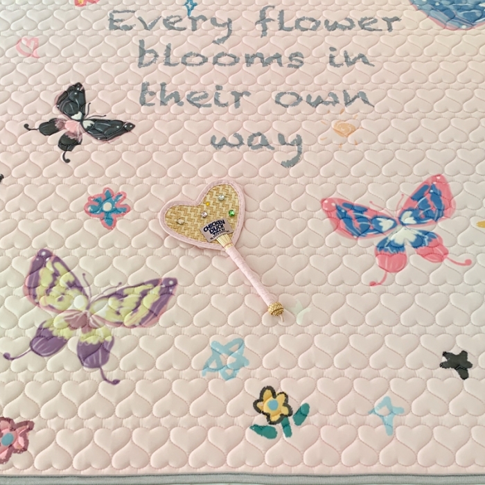 91家纺网 家纺一手货源 找家纺 昔可 2023新款第二批双层床裙乳胶三件套 芭蕾少女风 晕染蝴蝶