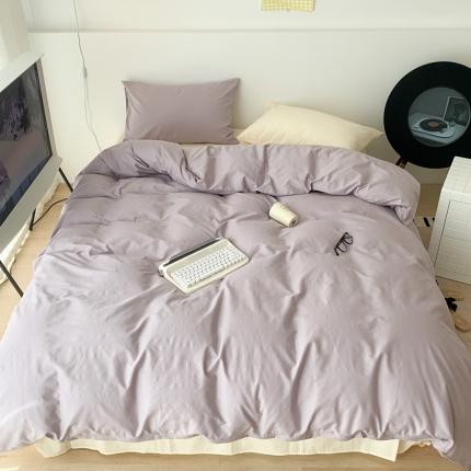 91家纺网 家纺一手货源 找家纺 昔可 纯色混搭拼色 香芋芝士