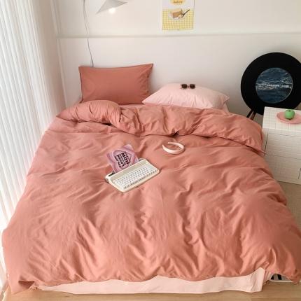 91家纺网 家纺一手货源 找家纺 昔可 纯色混搭拼色 长岛冰红茶