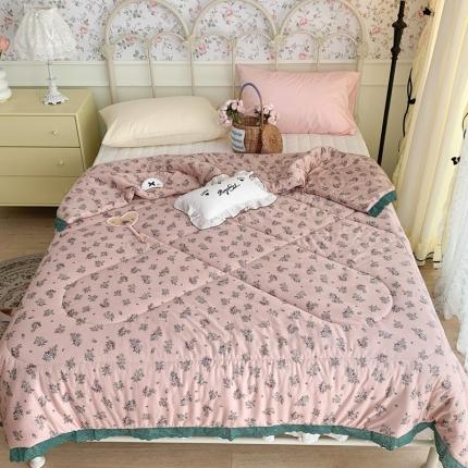 91家纺网 家纺一手货源 找家纺 （总）昔可 复古蕾丝花边针织夏被