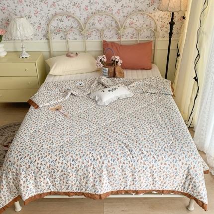 91家纺网 家纺一手货源 找家纺 （总）昔可 复古蕾丝花边针织夏被