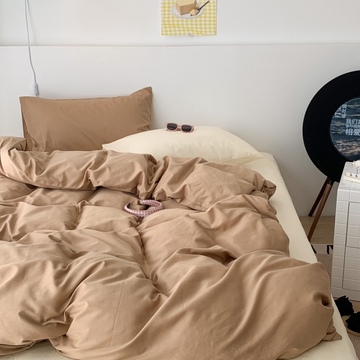 91家纺网 家纺一手货源 找家纺 昔可 纯色混搭拼色 冰拿铁