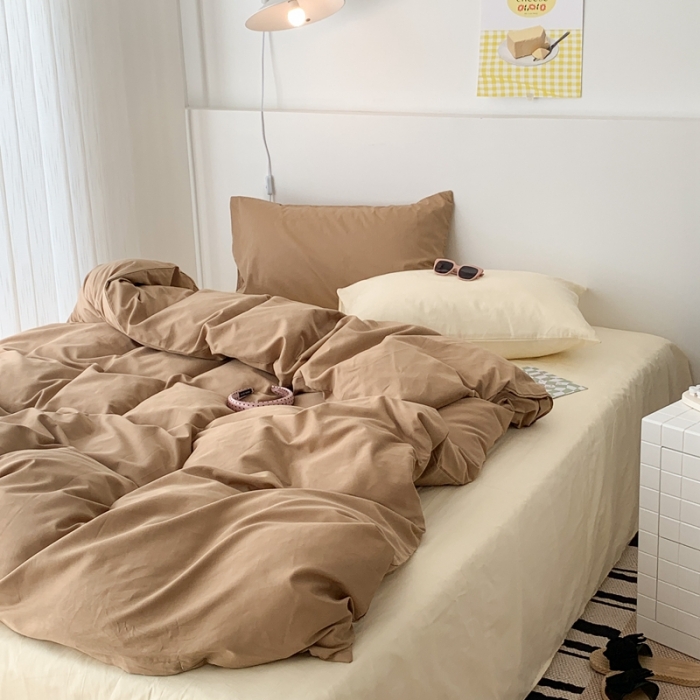 91家纺网 家纺一手货源 找家纺 昔可 纯色混搭拼色 冰拿铁