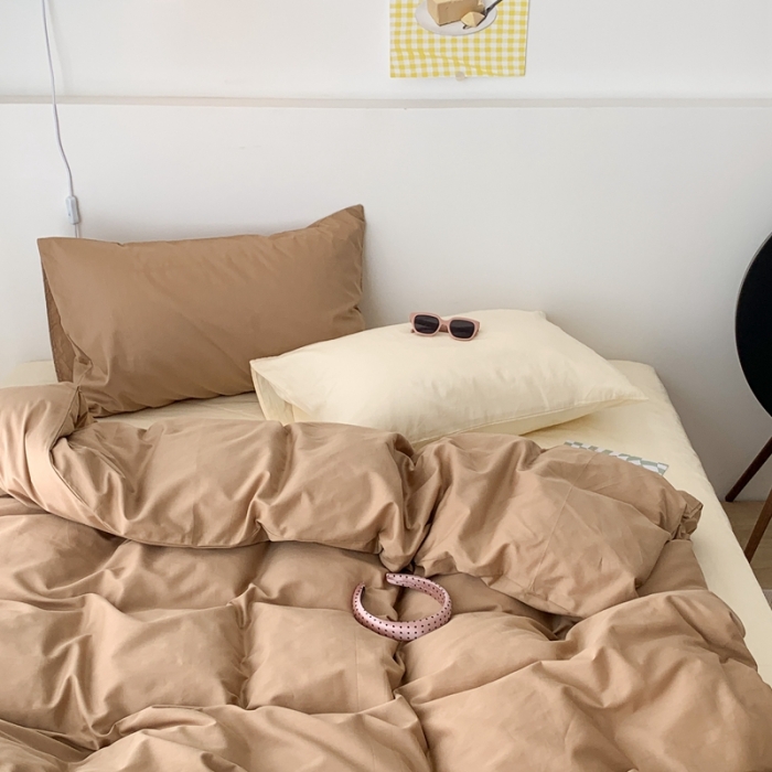 91家纺网 家纺一手货源 找家纺 昔可 纯色混搭拼色 冰拿铁