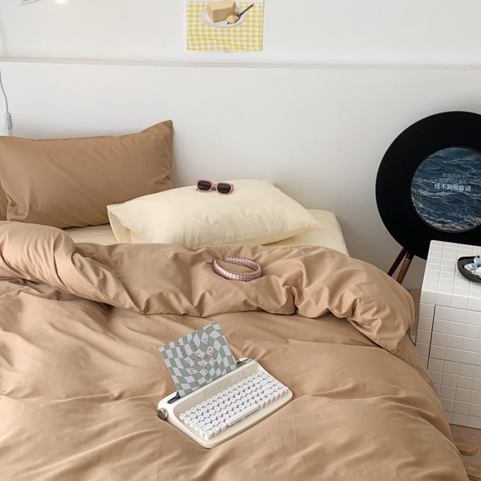 91家纺网 家纺一手货源 找家纺 昔可 纯色混搭拼色 冰拿铁