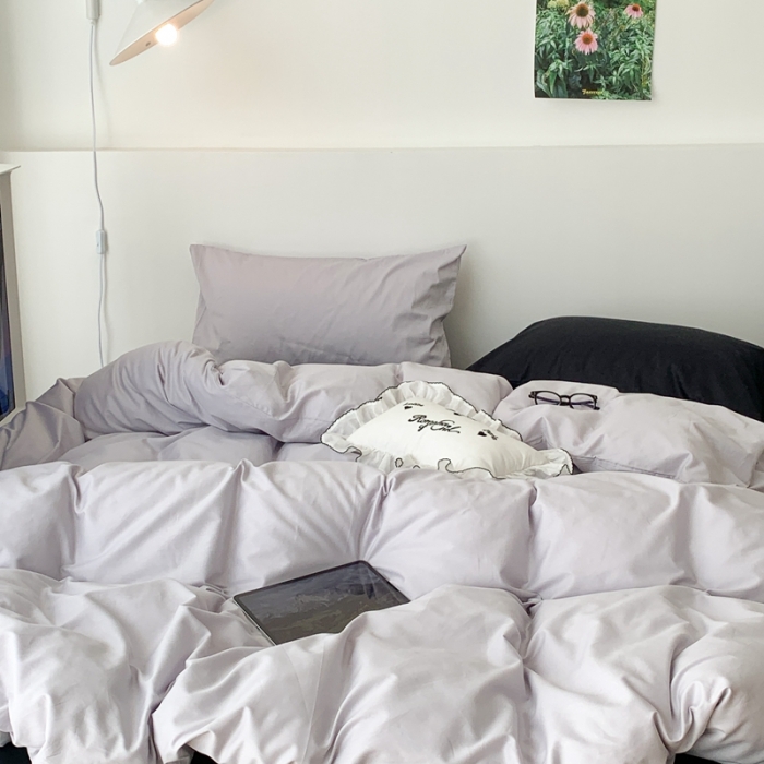 91家纺网 家纺一手货源 找家纺 昔可 纯色混搭拼色 高级灰黑