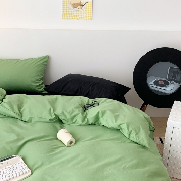 91家纺网 家纺一手货源 找家纺 昔可 纯色混搭拼色 抹茶慕斯