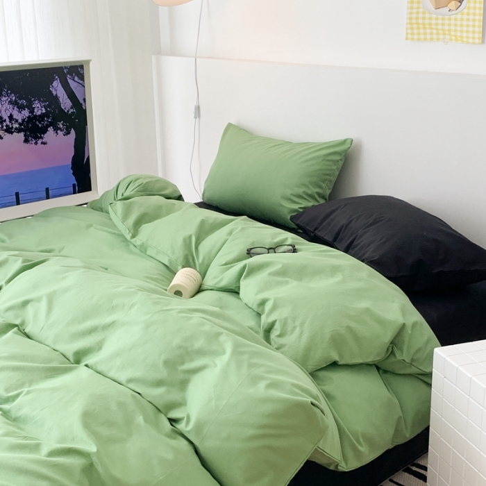 91家纺网 家纺一手货源 找家纺 昔可 纯色混搭拼色 抹茶慕斯