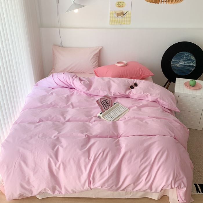 91家纺网 家纺一手货源 找家纺 昔可 纯色混搭拼色 莓果布蕾