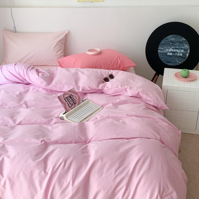 91家纺网 家纺一手货源 找家纺 昔可 纯色混搭拼色 莓果布蕾