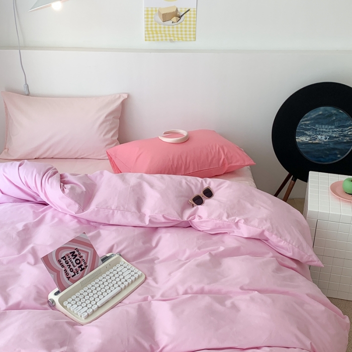 91家纺网 家纺一手货源 找家纺 昔可 纯色混搭拼色 莓果布蕾