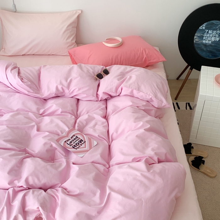 91家纺网 家纺一手货源 找家纺 昔可 纯色混搭拼色 莓果布蕾