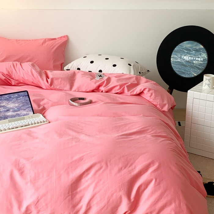 91家纺网 家纺一手货源 找家纺 昔可 纯色混搭拼色 莓莓波点