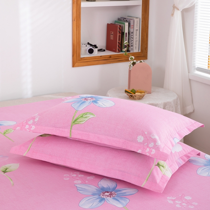 91家纺网 家纺一手货源 找家纺 雨萝家纺 2022新款纯棉枕套全棉枕皮 空谷幽兰