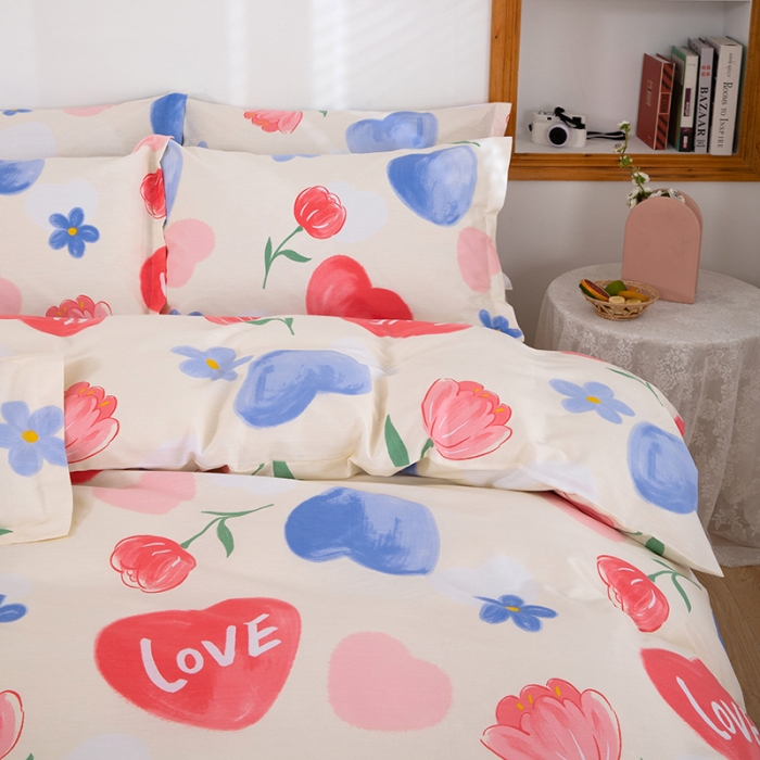 91家纺网 家纺一手货源 找家纺 雨萝家纺 2022新款纯棉枕套全棉枕皮 萱梦