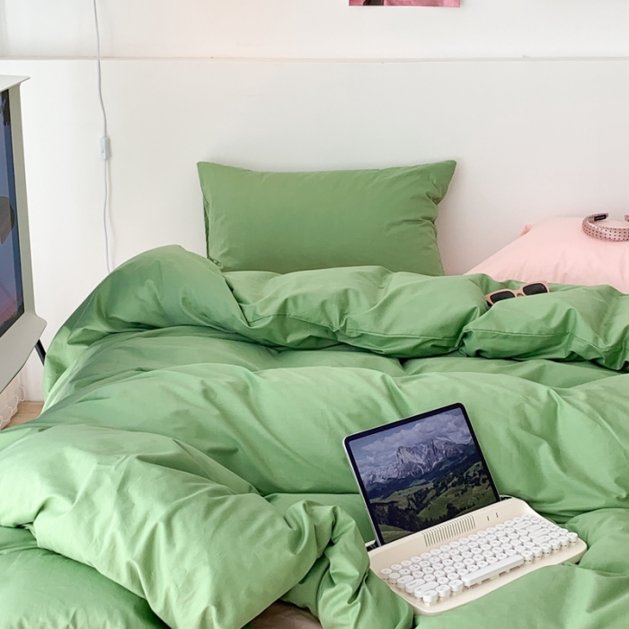 91家纺网 家纺一手货源 找家纺 昔可 纯色混搭拼色 仲夏青柠茶