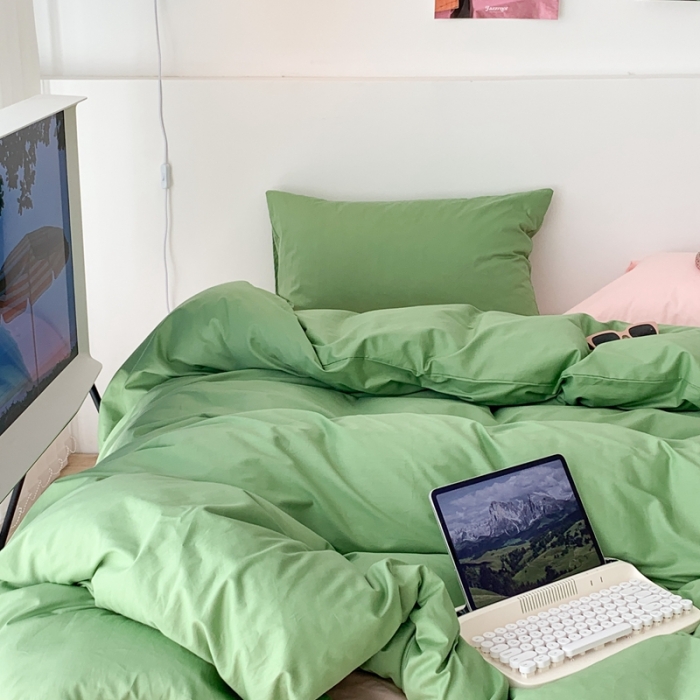 91家纺网 家纺一手货源 找家纺 昔可 纯色混搭拼色 仲夏青柠茶