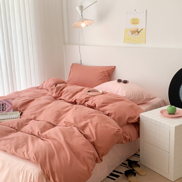 91家纺网 家纺一手货源 找家纺 昔可 纯色混搭拼色 长岛冰红茶